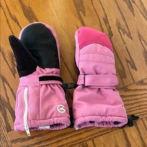 Gordini Kids Pink Insulated Ski Mittens